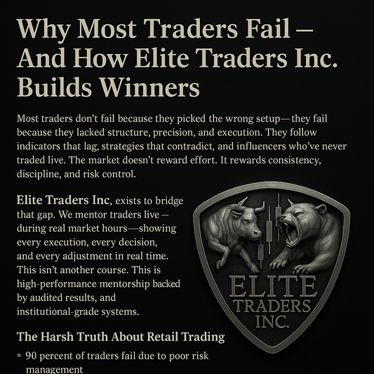 Title: Why Most Traders Fail, And How Elite Traders Inc. Builds Winners