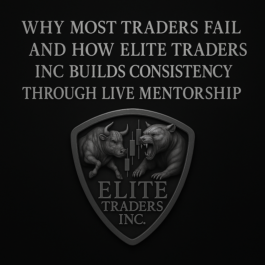 Why Most Traders Fail, And How Elite Traders Inc. Builds Consistency Through Live Mentorship