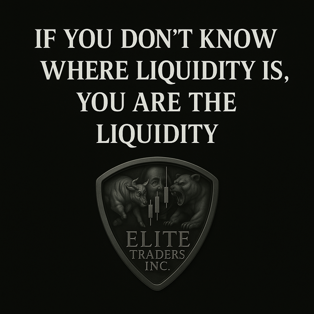 If You Don’t Know Where Liquidity Is, You Are the Liquidity