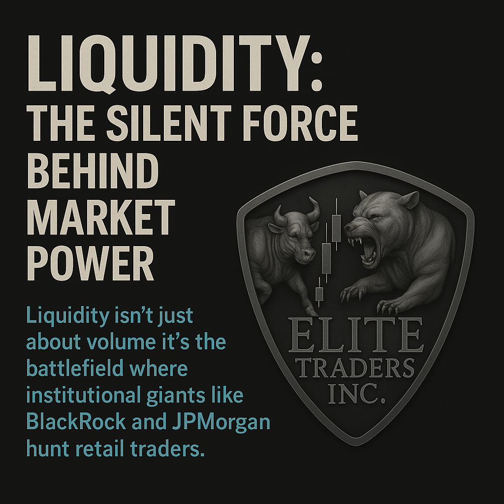 Liquidity isn’t just about getting in and out of trades, it’s about who controls the game. From Wall Street giants to retail traps, this post reveals how liquidity shapes every market move.